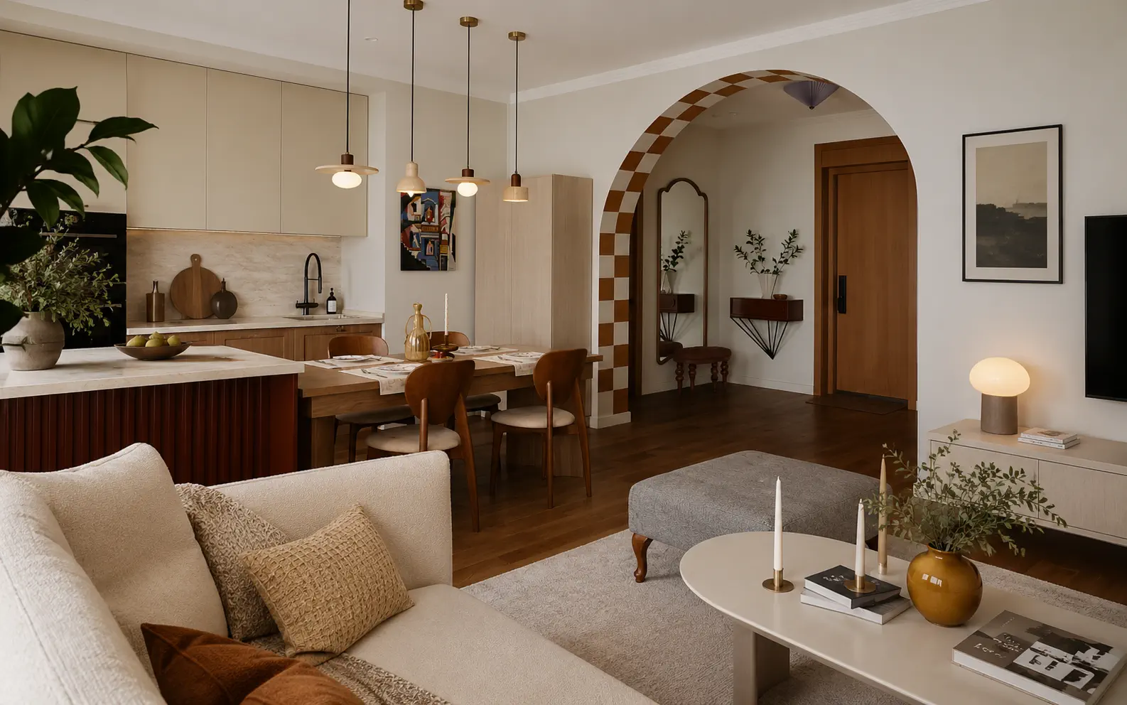Self-teaching interior design fundamentals with books and samples