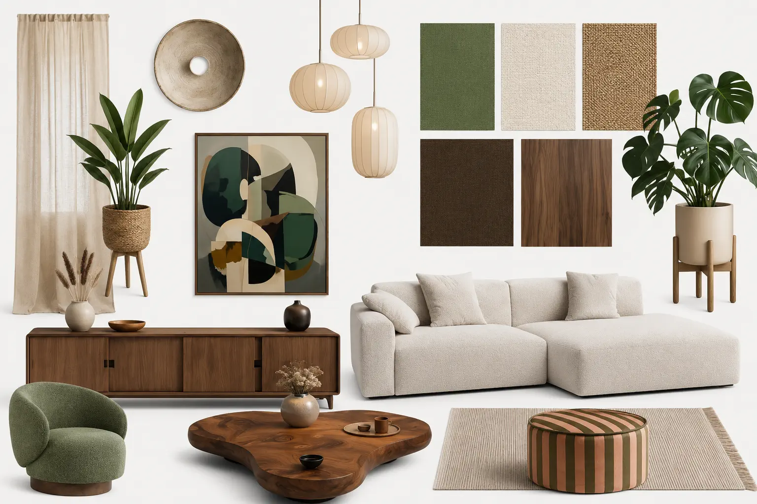 A curated interior design portfolio leading with the strongest project