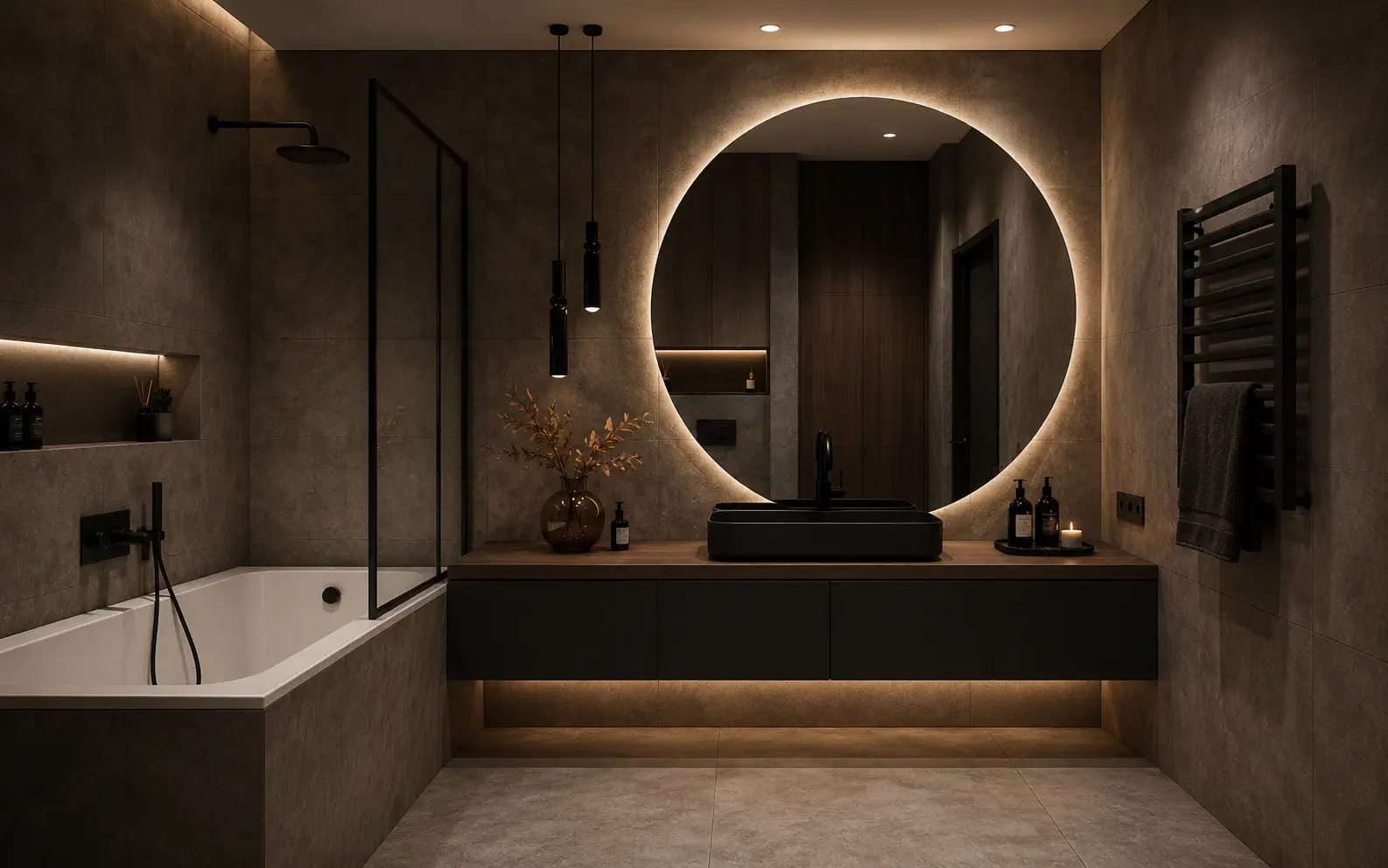 An interior designer networking with referral partners