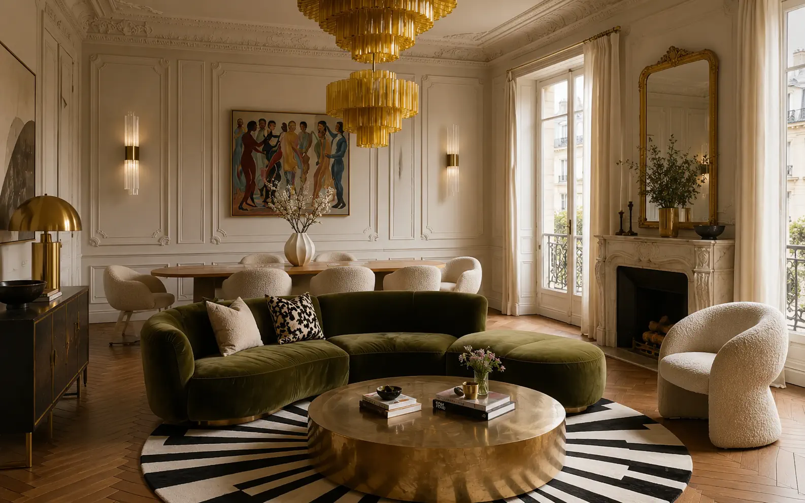 Learning the fundamentals of interior design with samples and floor plans