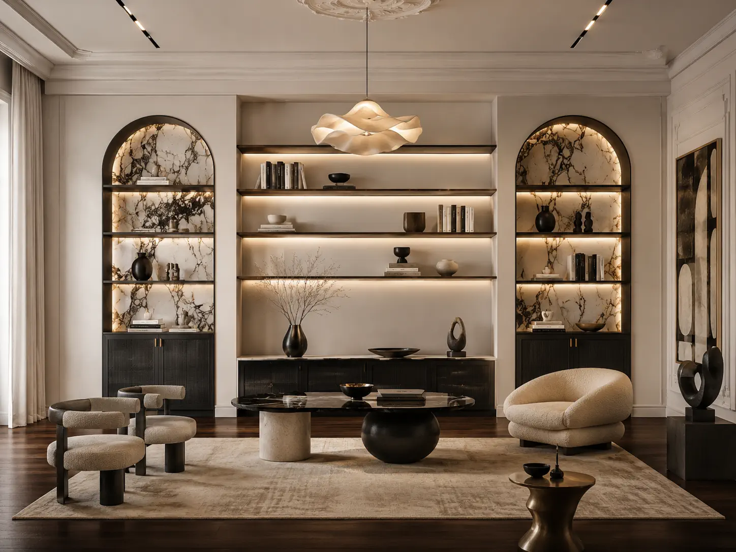 Different interior design portfolio grid layouts compared