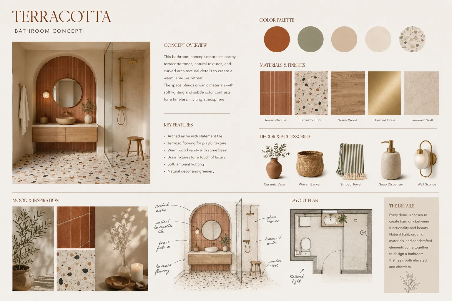 What to include in an interior design portfolio — projects, process, about and contact