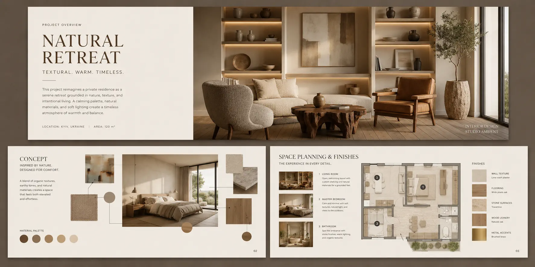 Free Interior Design Portfolio Template