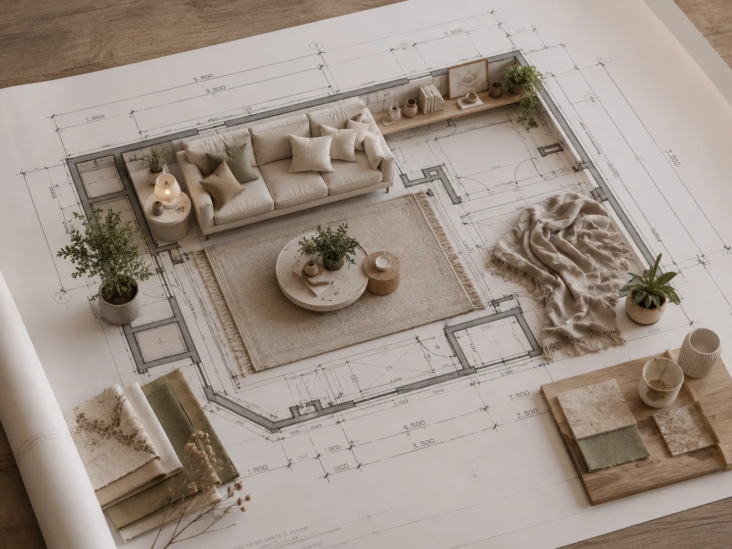 A professional interior design portfolio website built with the InteriorPortfolio website builder
