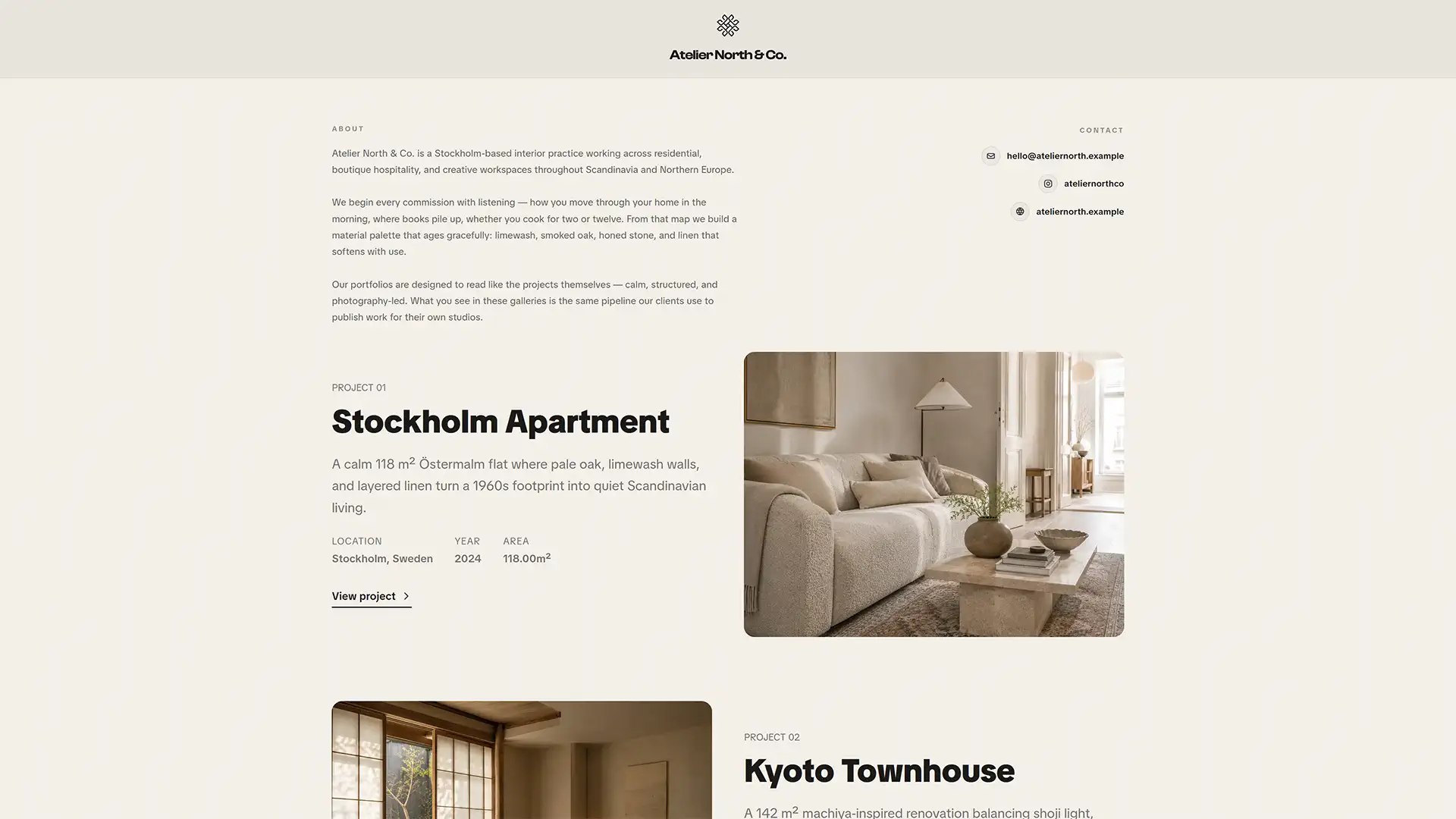 Magazine gallery layout preview