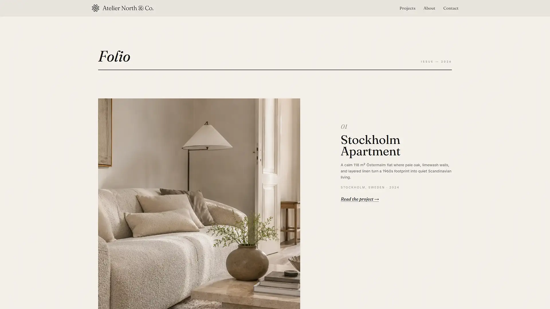 Editorial Spread gallery layout preview