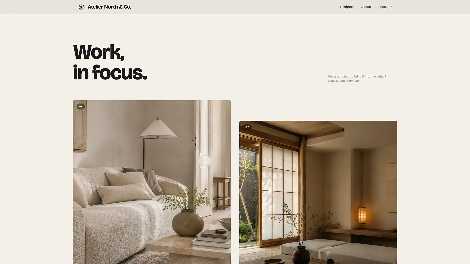 Spotlight gallery layout preview